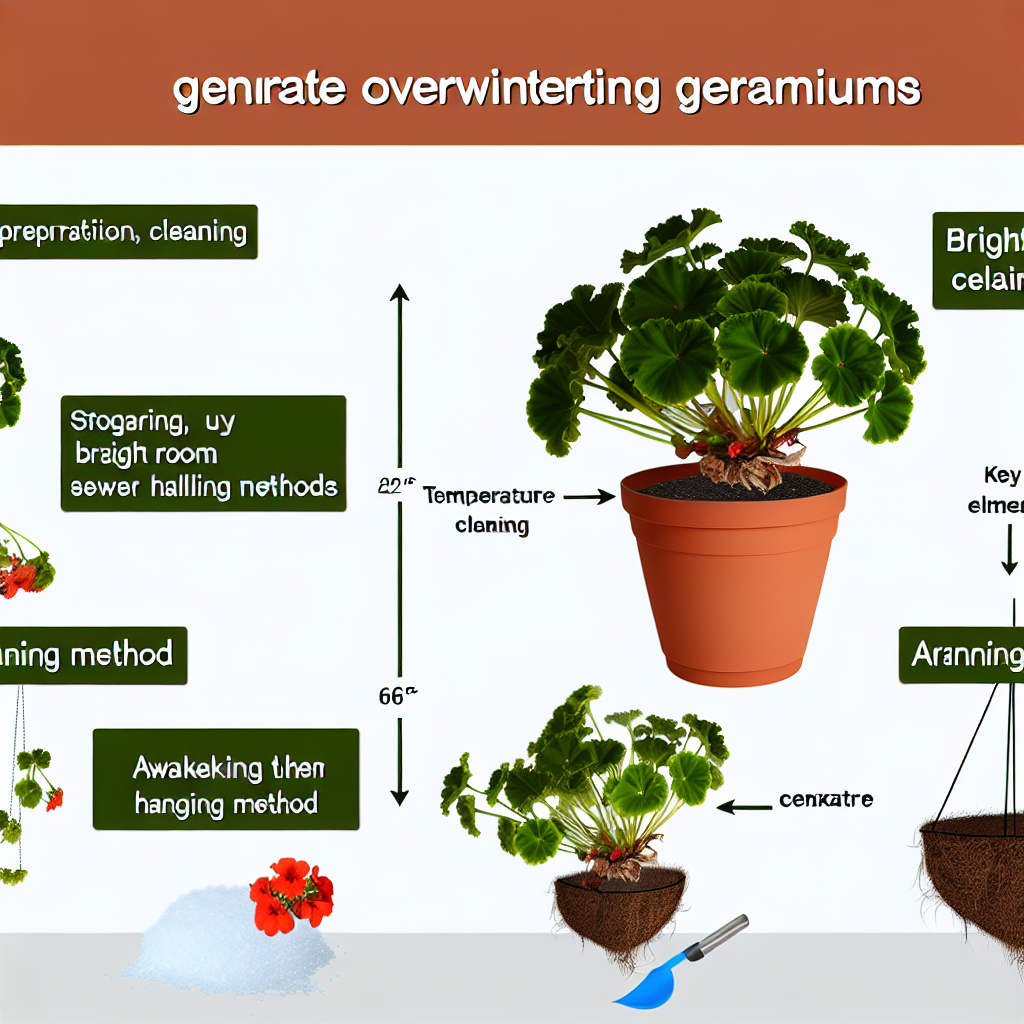 Przygotowanie pelargonii do zimy - czyszczenie i inspekcja roślin
