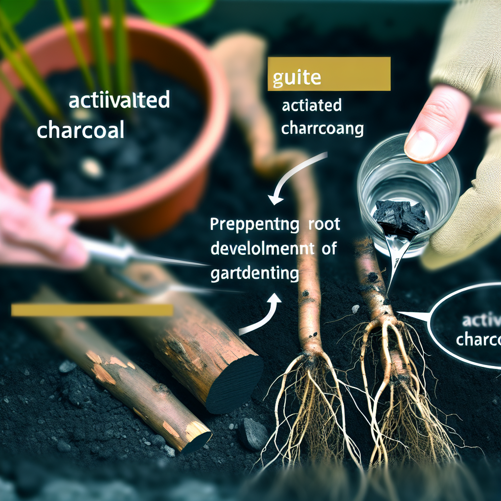 Szklane słoiki z sadzonkami roślin i węglem aktywnym na dnie zapobiegającym gniciu