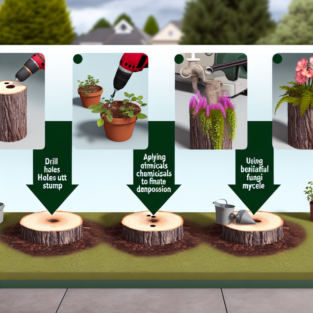 Wiercenie otworów w pniu drzewa - przygotowanie do usunięcia