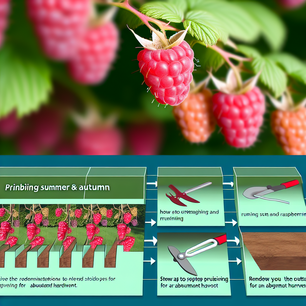 Różnice między pędami malin letnich i jesiennych - porównanie