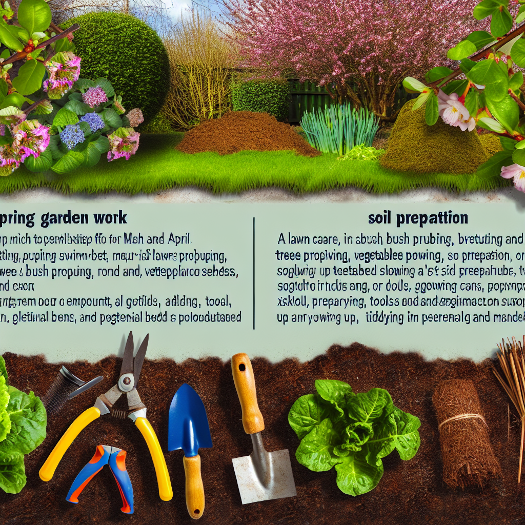 Wiosenne porządki w ogrodzie: Lista zadań marzec-kwiecień